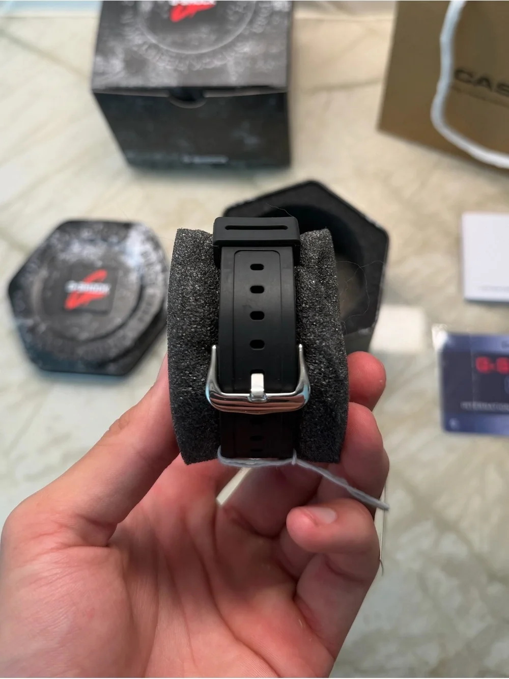 Casio G-Shock Men's Black and Silver Analog-Digital Watch